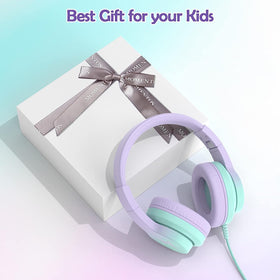 Candy Bila Headphones with tear-resistant cord demonstrate durable construction for active kids.