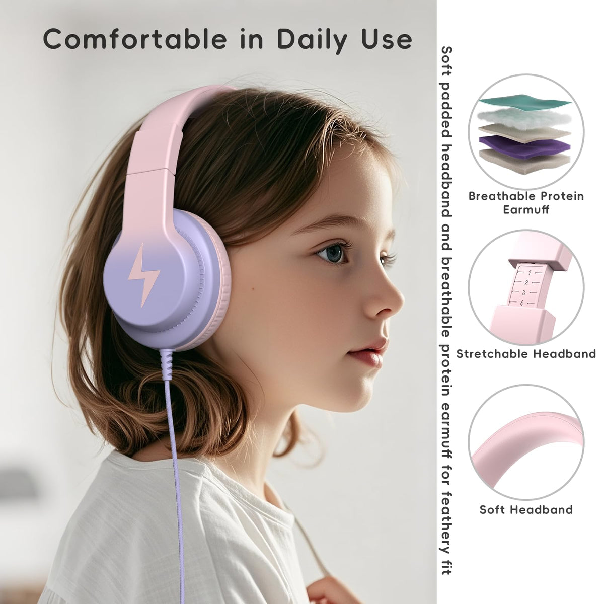 Candy Bila inline remote detail with mic and button for quick control