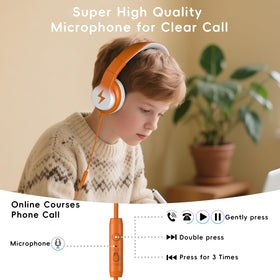 Candy Bila inline remote with mic detail for easy call and playback control