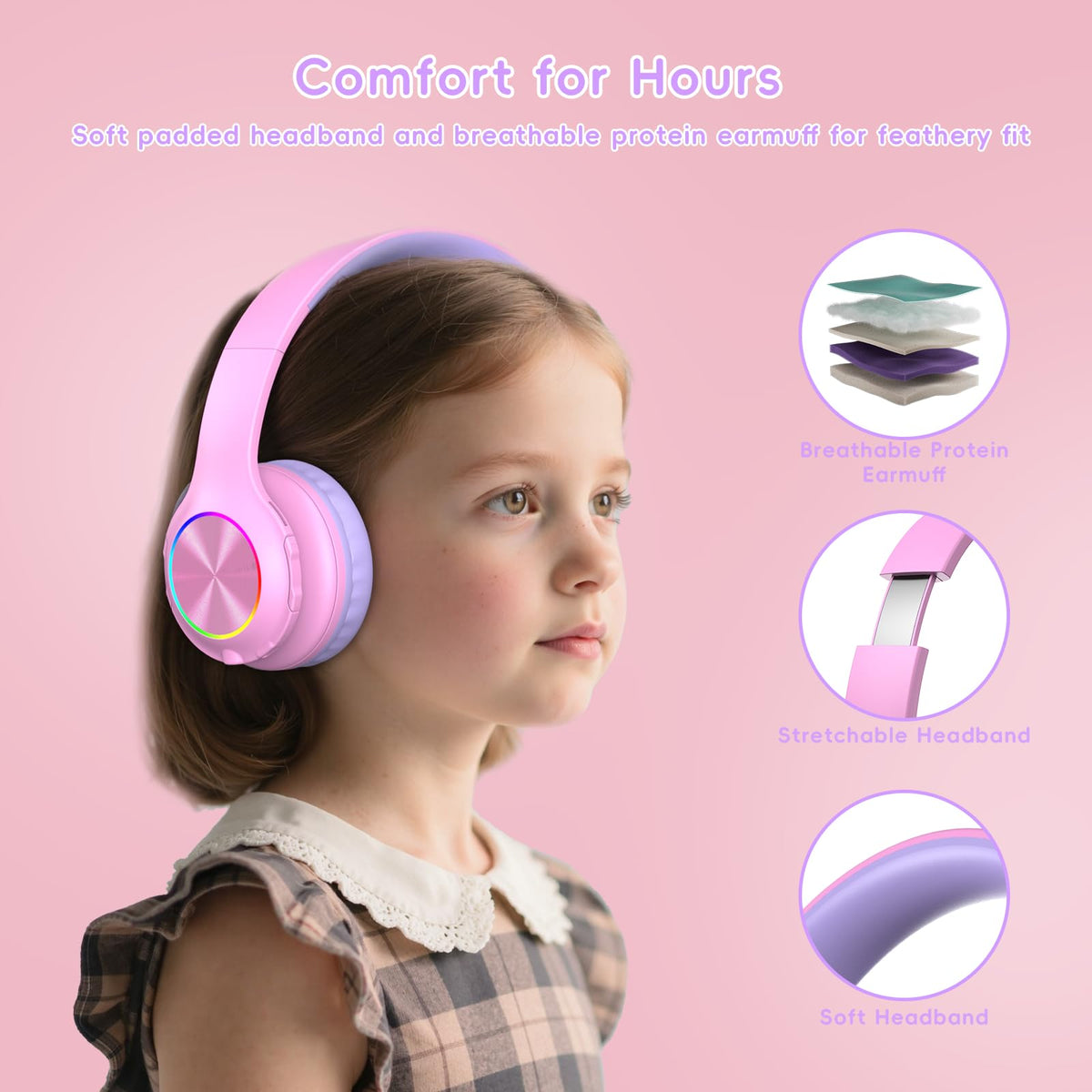 Candy Bila built-in microphone enables clear calls and online classes.