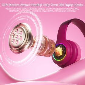 Candy Bila Kids headphones offer 85 hours of playtime for road trips and study sessions.