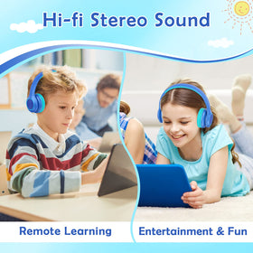Candy Bila Kids foldable design headphones offering compact portability