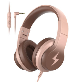 Candy Bila kids headphones folded for easy storage and travel