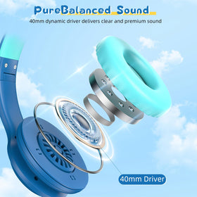 Candy Bila Kids headphones with USB-C fast charging for quick play sessions