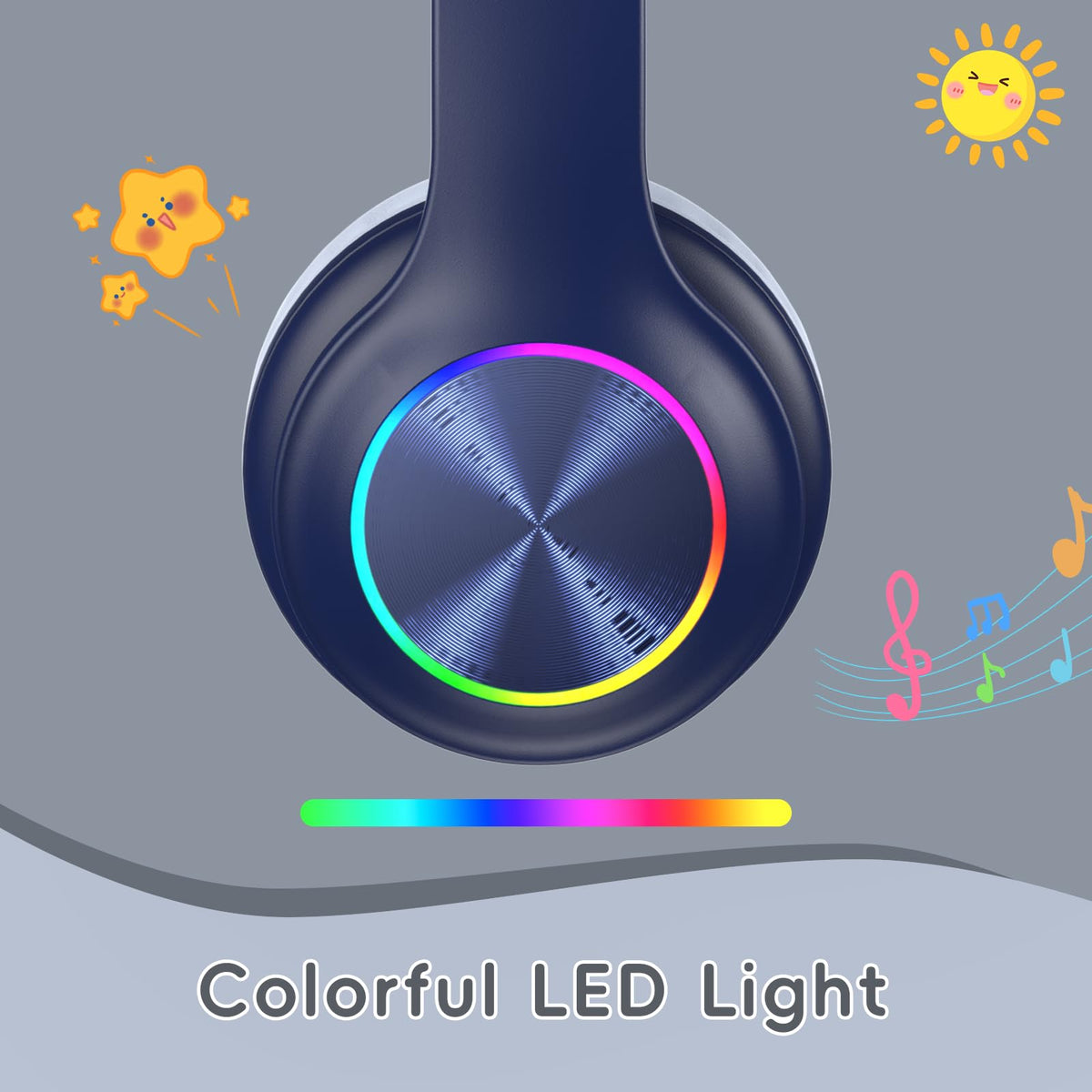 Candy Bila Kids Headphones wired and TF card modes for flexibility