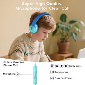 Candy Bila lifestyle kid wearing headphones illustrating secure fit and happy use
