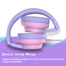 Candy Bila size comparison with a child's hand showing adjustable headband fit