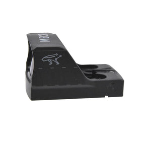 Canik Mecanik MO1 front view shows compact, low-profile tactical sight for duty pistols.