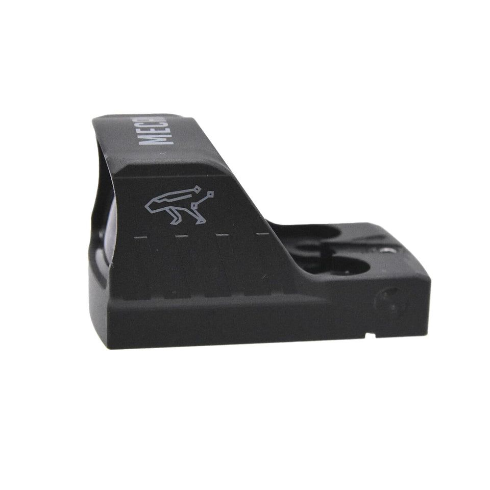 Canik Mecanik MO1 front view shows compact, low-profile tactical sight for duty pistols.