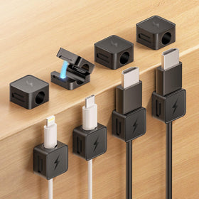 Canisflax front packaging showing eight cable clips and benefits