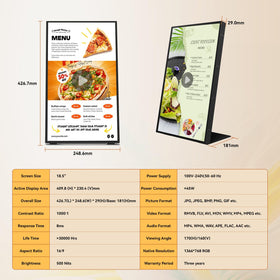 Canlarriz 18.5-inch desk setup for counter promotions