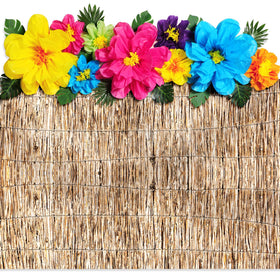 Canlierr Hawaiian backdrop with reef detail and rope, ideal for vibrant luau photos.