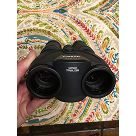 Canon 10x30 IS II binoculars minimize glare for wildlife watching and coastal outings.