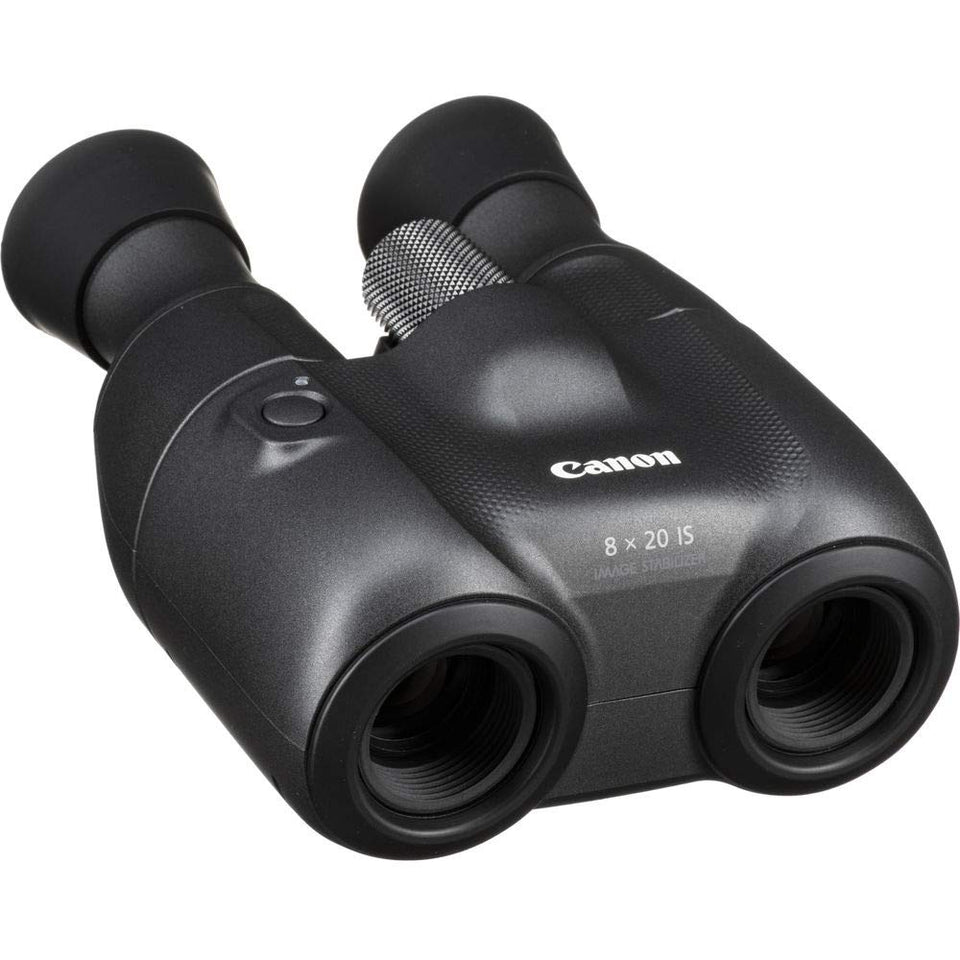 Canon binoculars 10x20 with image stabilization for steady distant viewing.
