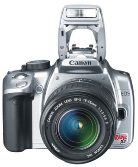 Side controls on the Rebel XT for quick adjustments during shoots
