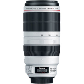 Canon EF 100-400mm II front element with fluorine coating resists smears
