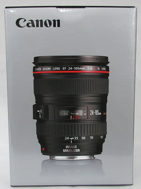 Canon EF 24-105mm f/4L IS USM lens side view for everyday photography