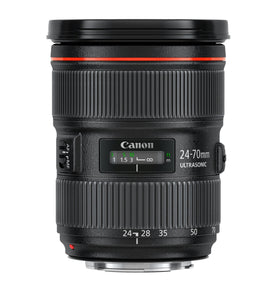 Canon EF 24-70mm f/2.8L II USM zoom ring in smooth action