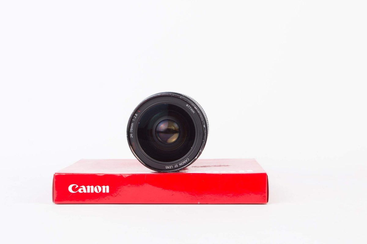 Canon EF 24-70mm f/2.8L USM lens rear-cap included
