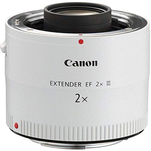 Canon EF 2X III teleconverter exterior with fluorine coating for easy field cleaning