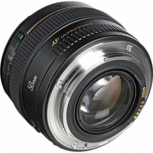 Canon EF 50mm f/1.4 USM lens in case demonstrates ready-to-travel framing