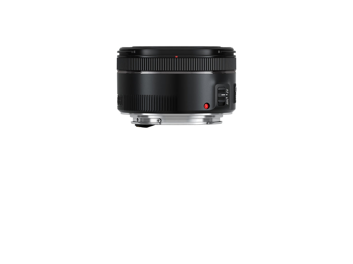 Canon EF 50mm f/1.8 STM lens compact design for travel