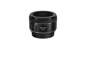 Canon EF 50mm f/1.8 STM lens in a low-light scene with bright aperture