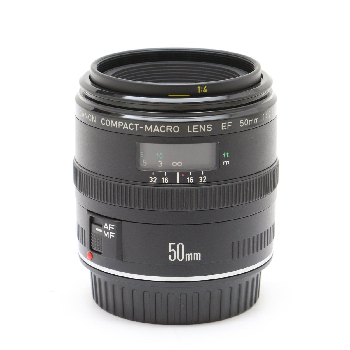 Canon EF 50mm f/2.5 Macro Lens captures close-up detail with sharp clarity.