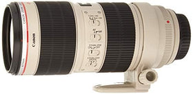 Canon EF 70-200mm front element image highlighting coatings and flare resistance