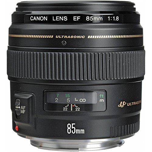 Canon EF 85mm f/1.8 USM lens compact form factor for travel