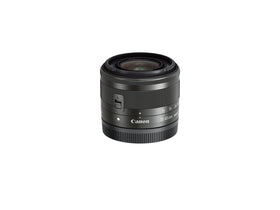 Canon EF-M 15-45mm graphite lens image stabilization for sharp handheld shots