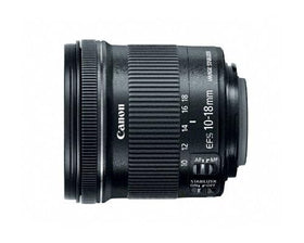 Canon EF-S 10-18mm lens vlog setup demonstrates smooth quiet video