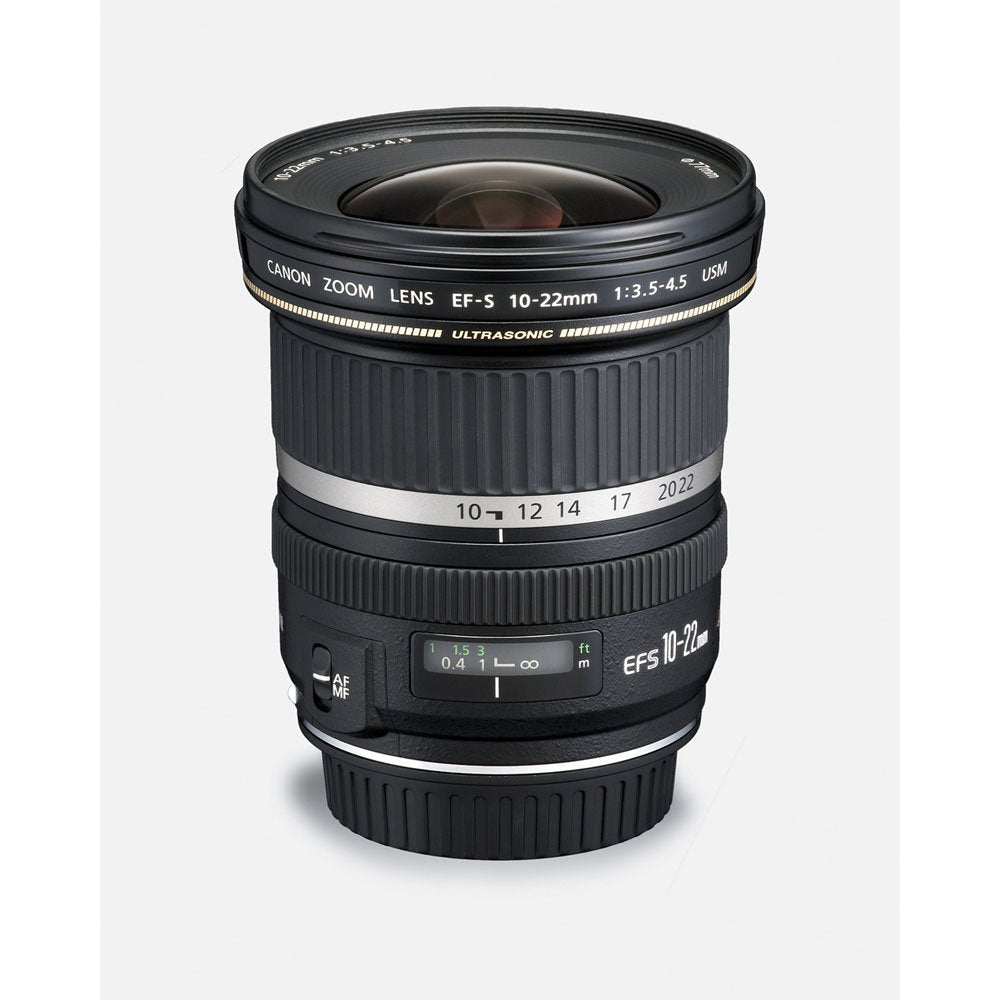 Canon EF-S 10-22mm lens rear element detail for edge-to-edge sharpness