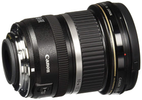 Canon EF-S 10-22mm lens close-up highlighting wide-angle capability for interiors
