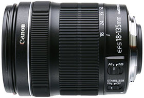 Canon EF-S 18-135mm lens close-up focus distance for close subjects.