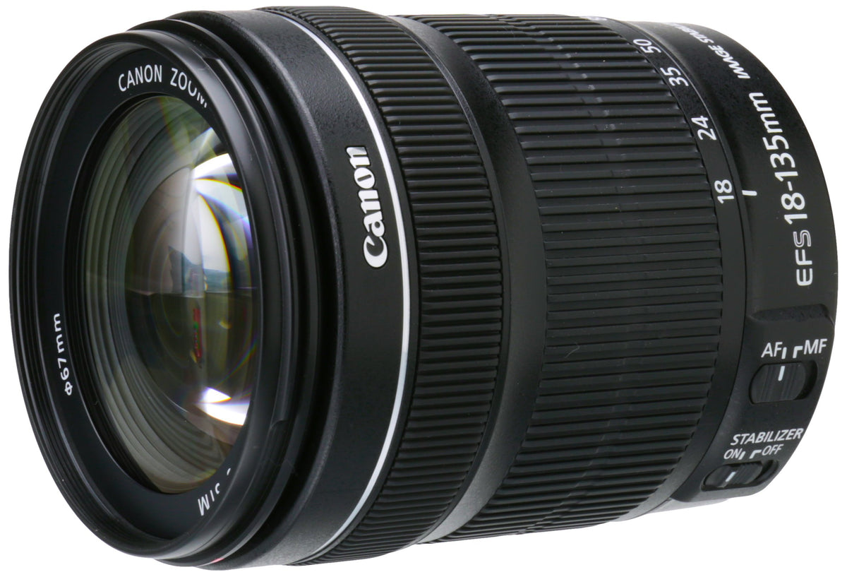 Canon EF-S 18-135mm lens zoom range shot for landscapes to portraits.