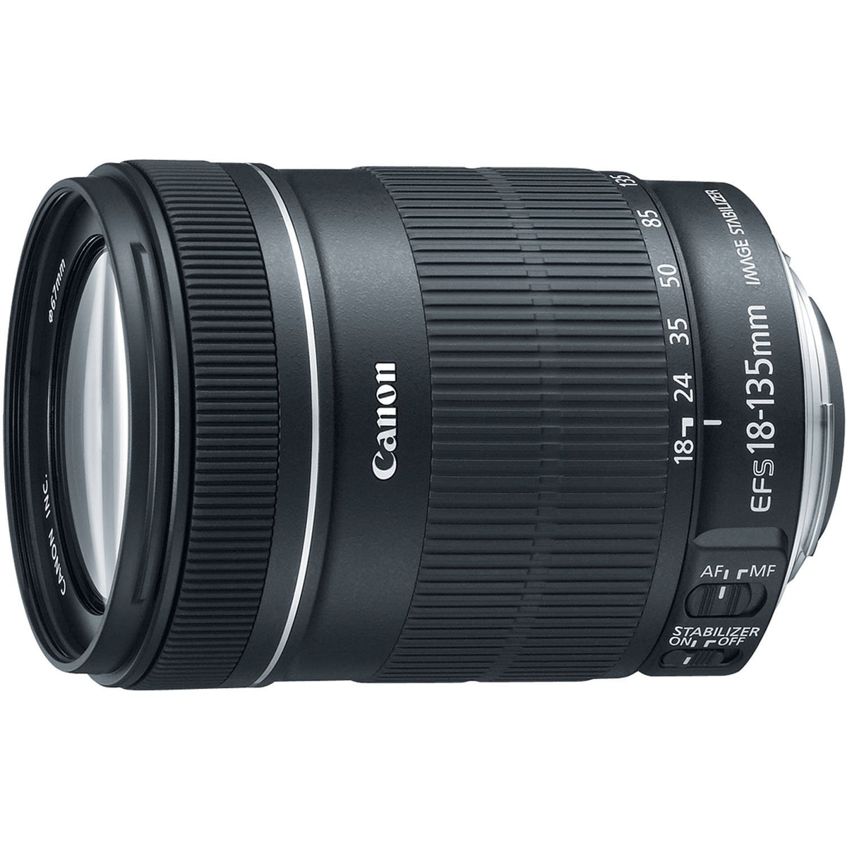 Canon EF-S 18-135mm zoom lens travel-ready design supports on-the-go shooting.