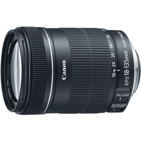 Canon EF-S 18-135mm zoom lens travel-ready design supports on-the-go shooting.