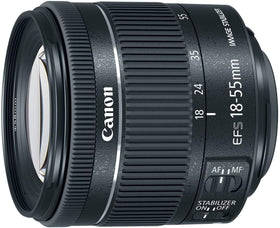 Canon EF-S 18-55mm f/4-5.6 IS STM Renewed, compact zoom with 4-stop stabilization for sharp travel photos