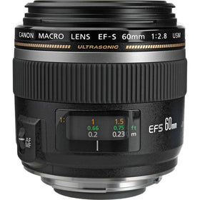 Canon EF-S 60mm macro lens autofocus enables rapid close-ups