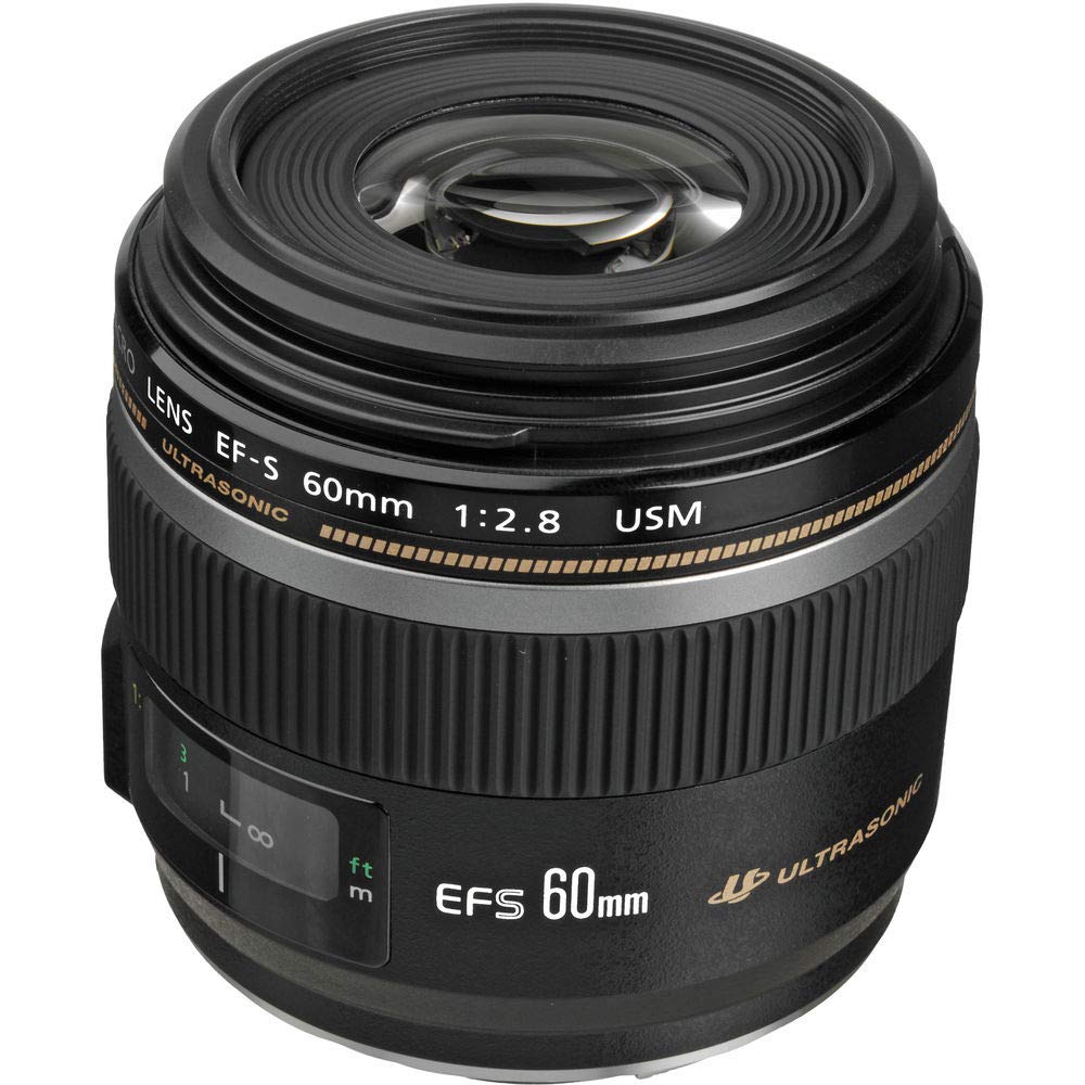Canon EF-S 60mm macro lens close-up shots with crisp detail for EOS DSLRs