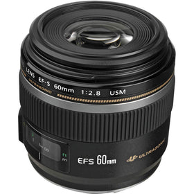 Canon EF-S 60mm macro lens close-up shots with crisp detail for EOS DSLRs