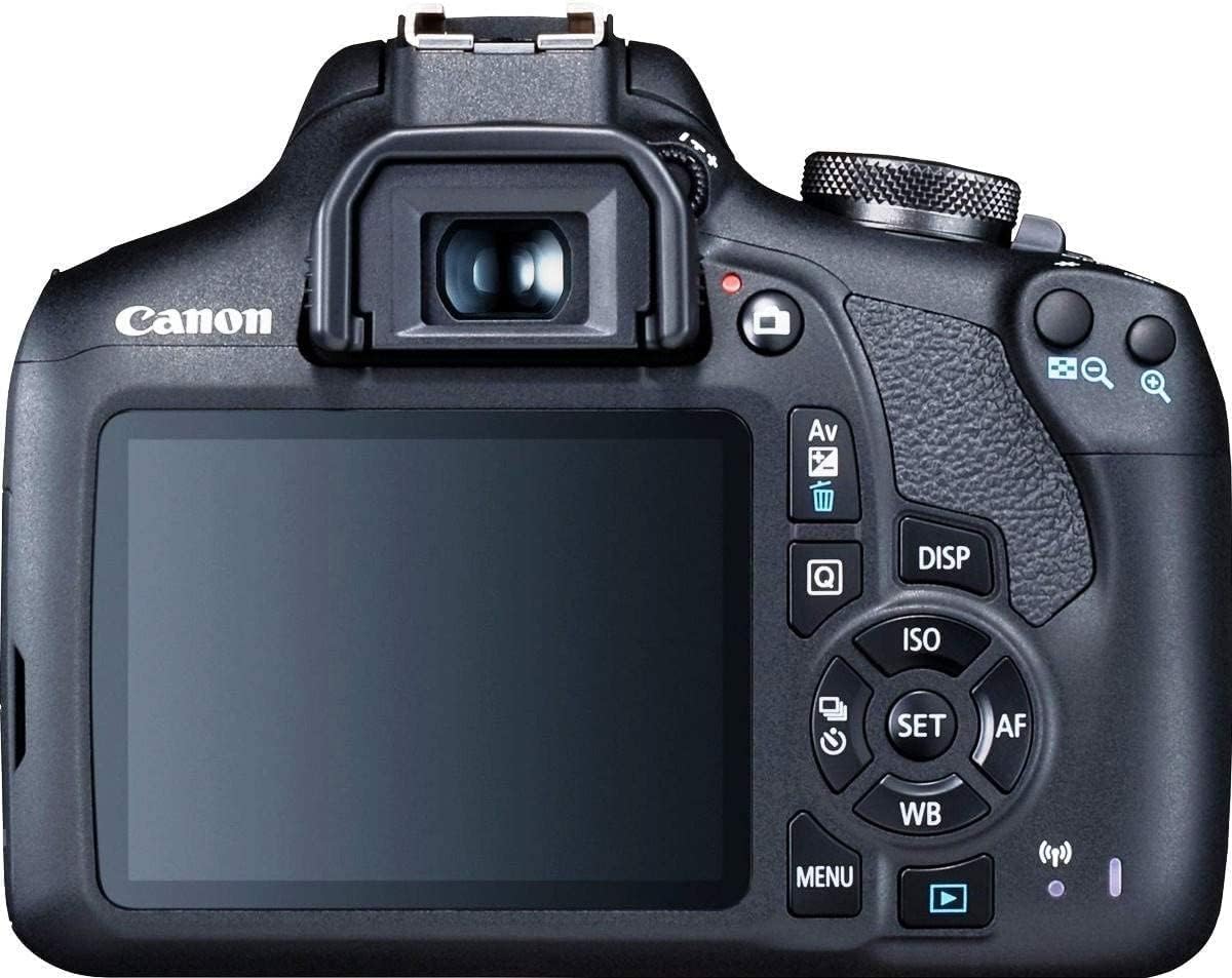 Canon EOS 2000D with 18-55mm kit lens for versatile everyday shooting.