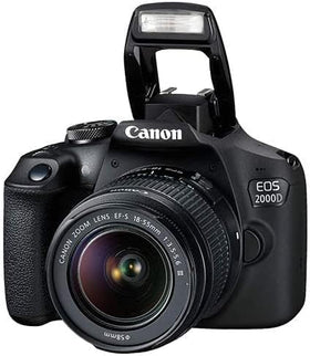 Canon EOS 2000D with 18-55mm kit lens for versatile everyday photography