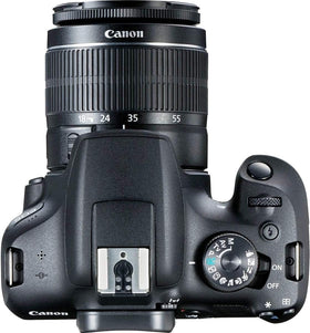 Canon EOS 2000D SD card reader facilitates fast file transfer and backup.