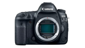 Canon EOS 5D Mark IV touchscreen interface with quick menu controls
