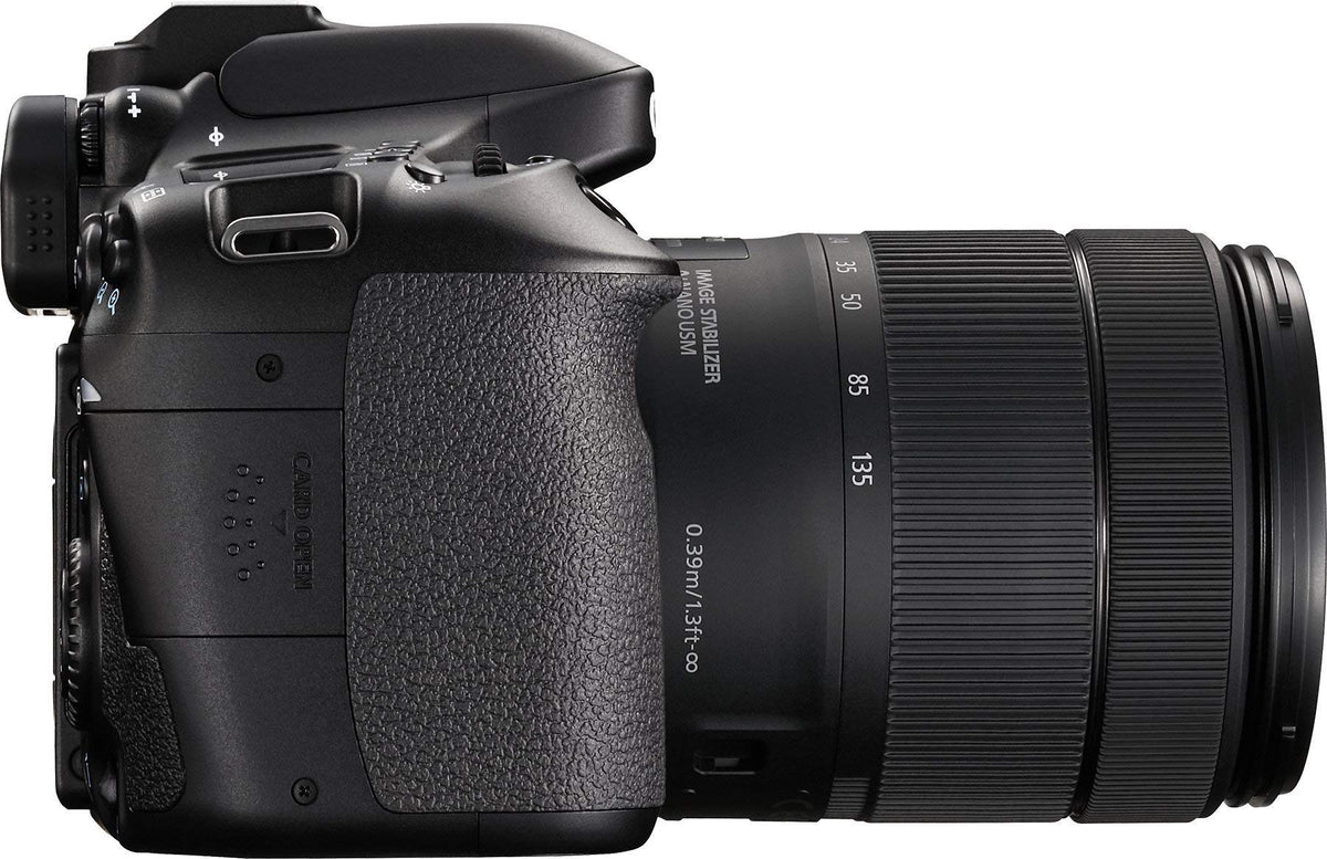 Canon EOS 80D renewed lens EF-S 18-135mm highlights versatile zoom for travel and everyday shots.
