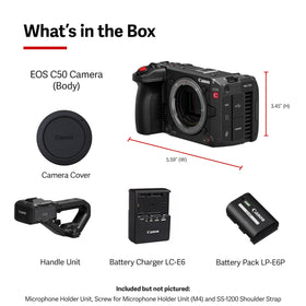 Canon EOS C50 on set demonstrates versatile production setup.