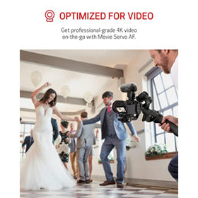 Canon EOS R10 LED screen with anti-smudge coating for clear viewing.