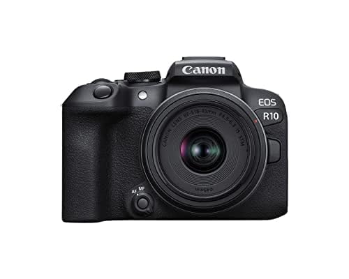 Canon EOS R10 Renewed ergonomic handling for comfortable all-day use.